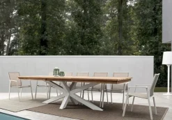 SEDIA IN ALLUMINIO IMPILABILE BIANCO GK50 - CRUISE