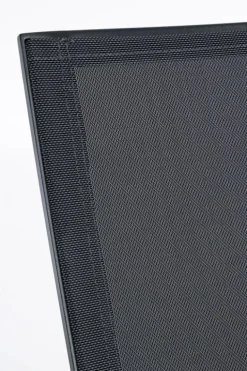 SEDIA IN ALLUMINIO IMPILABILE ANTRACITE JX55 - KRION