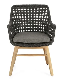 SEDIA IN ALLUMINIO NERA - WILSON