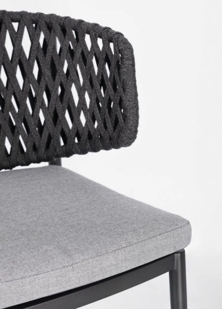 SEDIA IN CORDA ANTRACITE WG21 - NOELIA