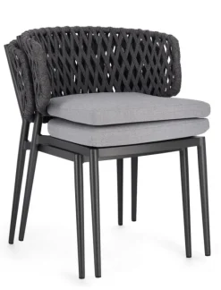 SEDIA IN CORDA ANTRACITE WG21 - NOELIA