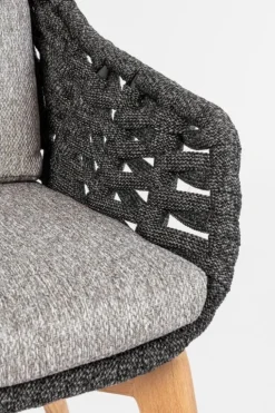 SEDIA IN CORDA ANTRACITE - TAMIRES