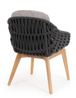 SEDIA IN CORDA ANTRACITE - TAMIRES
