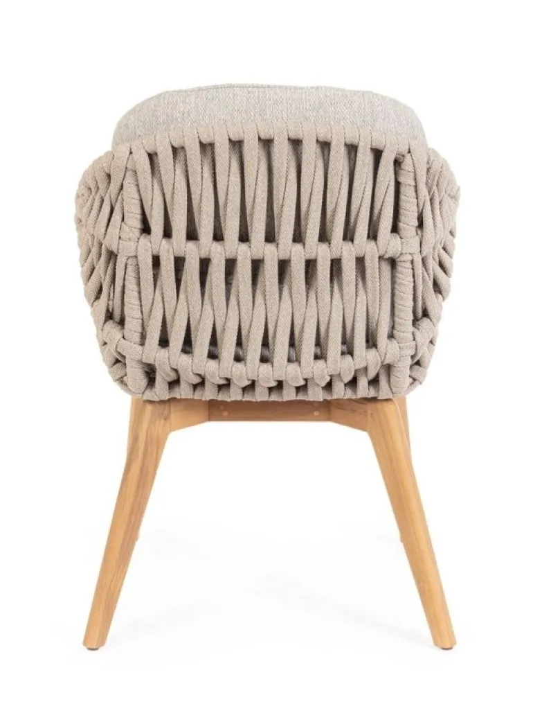 SEDIA IN CORDA BEIGE - TAMIRES