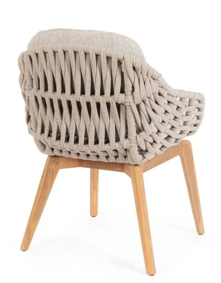SEDIA IN CORDA BEIGE - TAMIRES