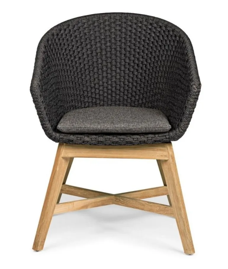 SEDIA IN CORDA PER ESTERNO ANTRACITE - COACHELLA