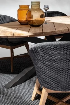 SEDIA IN CORDA PER ESTERNO ANTRACITE - COACHELLA