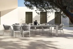 SEDIA IN CORDA PER ESTERNO IMPILABILE BIANCO WG20 -FLORENCIA