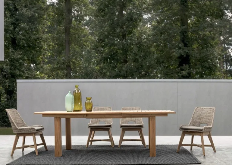 SEDIA IN CORDA PER ESTERNO TORTORA - HESPERIA