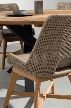 SEDIA IN CORDA PER ESTERNO TORTORA - HESPERIA