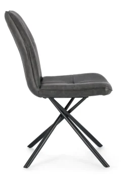 SEDIA IN ECOPELLE ANTRACITE - KEPLER