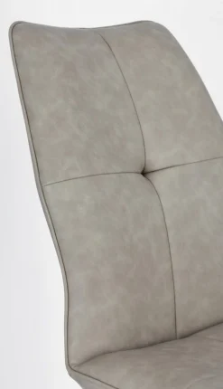 SEDIA IN ECOPELLE TORTORA - KEPLER