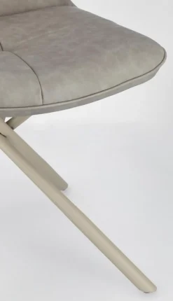 SEDIA IN ECOPELLE TORTORA - KEPLER