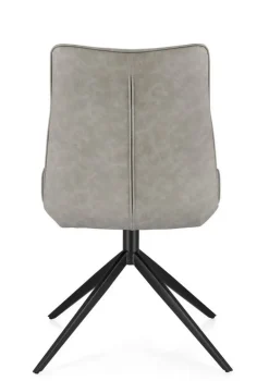 SEDIA IN ECOPELLE TORTORA - JORDAN