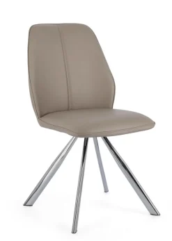 SEDIA IN ECOPELLE TORTORA - MAXWELL