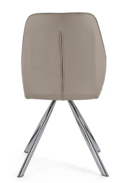 SEDIA IN ECOPELLE TORTORA - MAXWELL