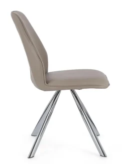 SEDIA IN ECOPELLE TORTORA - MAXWELL