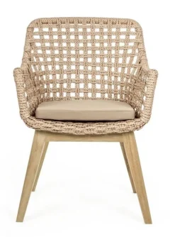 SEDIA IN FIBRA SINTETICA NATURALE - MADISON