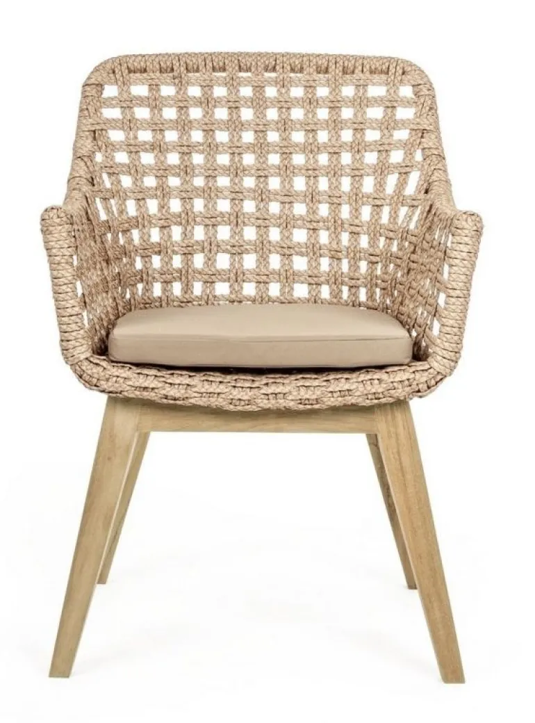 SEDIA IN FIBRA SINTETICA NATURALE - MADISON