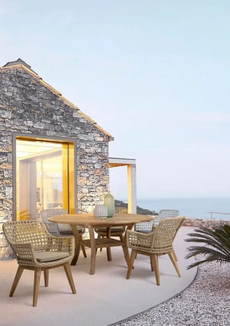 SEDIA IN FIBRA SINTETICA NATURALE - MADISON