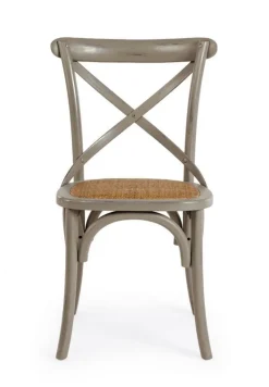 SEDIA IN LEGNO GRIGIO SCURO - CROSS