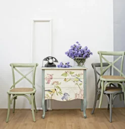 SEDIA IN LEGNO GRIGIO SCURO - CROSS