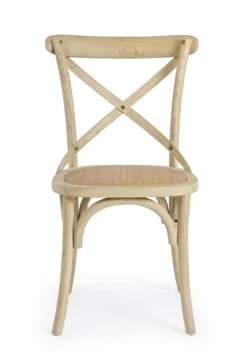 SEDIA IN LEGNO NATURALE - CROSS