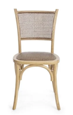 SEDIA IN LEGNO NATURALE - CARREL