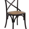 SEDIA IN LEGNO NERA - CROSS