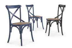 SEDIA IN LEGNO NERA - CROSS