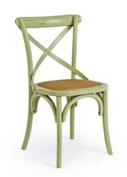 SEDIA IN LEGNO VERDE - CROSS