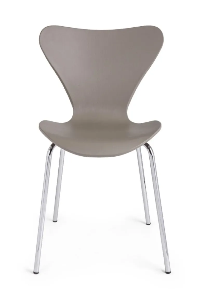 SEDIA IN PLASTICA CAMMELLO - TESSA