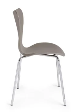 SEDIA IN PLASTICA CAMMELLO - TESSA