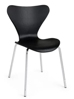 SEDIA IN PLASTICA NERA - TESSA
