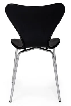 SEDIA IN PLASTICA NERA - TESSA