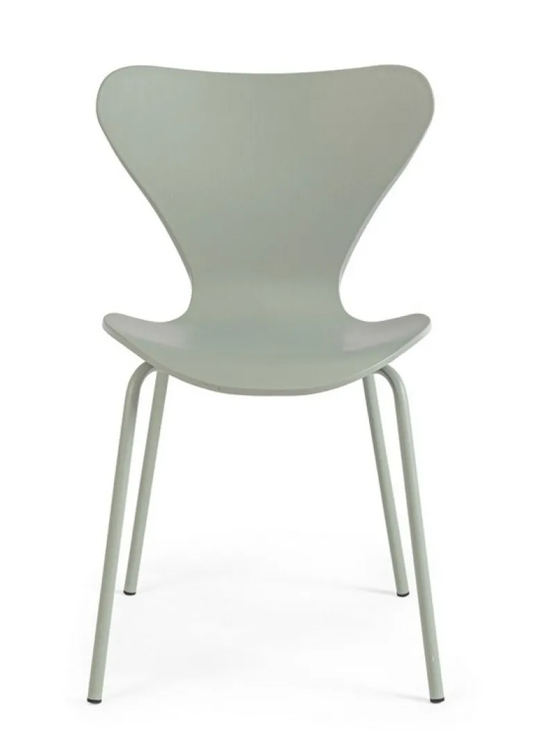 SEDIA IN PLASTICA VERDE - TESSA