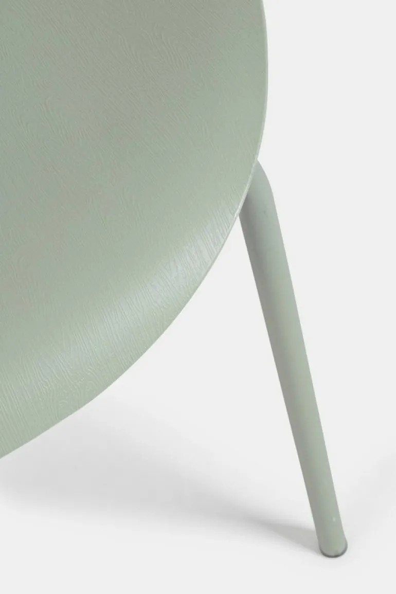 SEDIA IN PLASTICA VERDE - TESSA