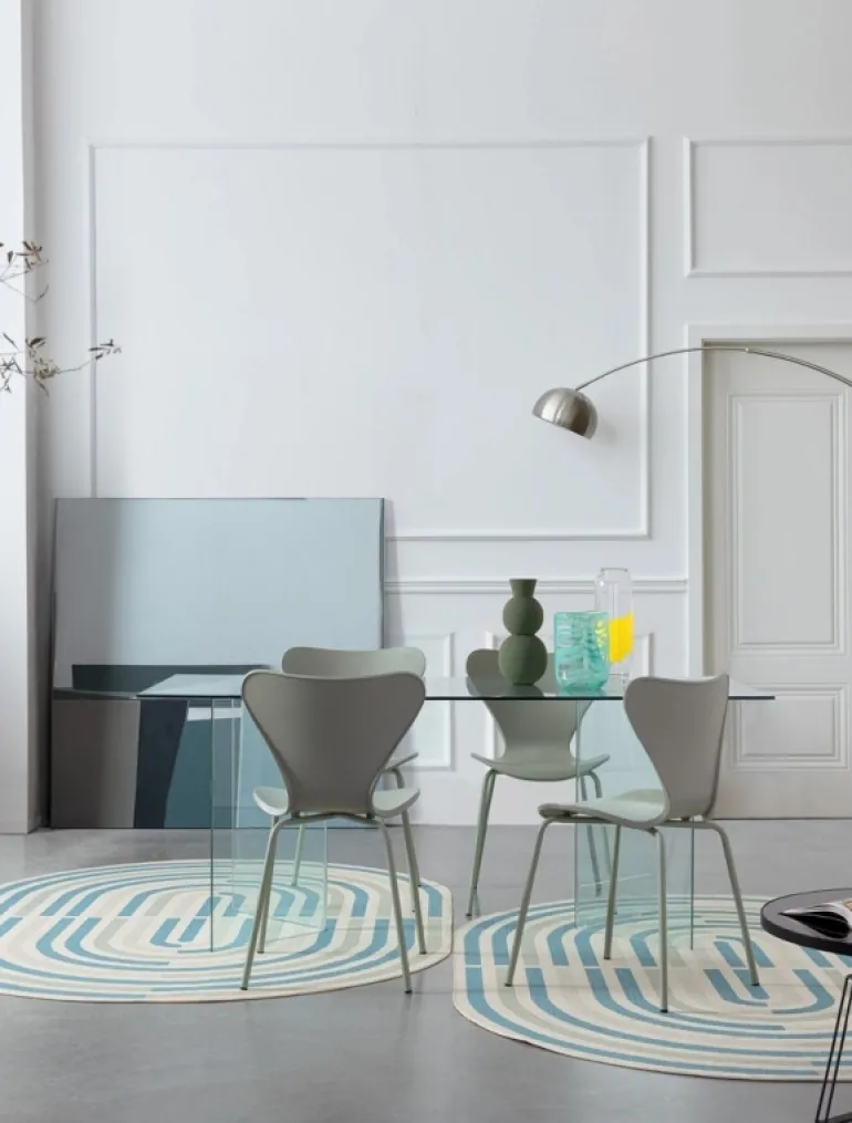 SEDIA IN PLASTICA VERDE - TESSA