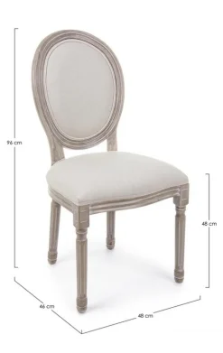 SEDIA IN TESSUTO - MATHILDE