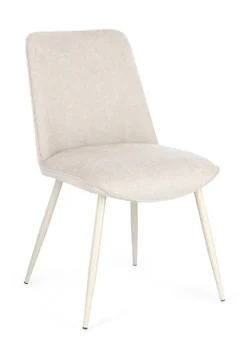 SEDIA IN TESSUTO BEIGE - CORA