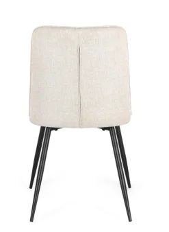 SEDIA IN TESSUTO BEIGE - CORA