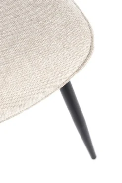 SEDIA IN TESSUTO BEIGE - CORA