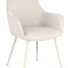 SEDIA IN TESSUTO BEIGE - CORA