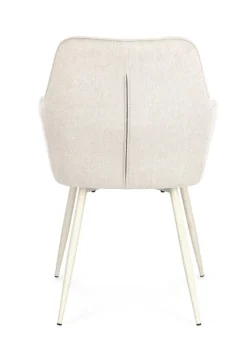 SEDIA IN TESSUTO BEIGE - CORA