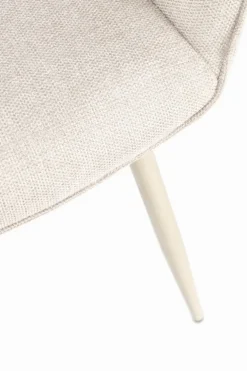 SEDIA IN TESSUTO BEIGE - CORA