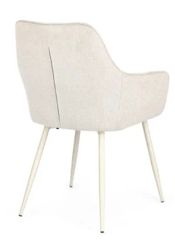 SEDIA IN TESSUTO BEIGE - CORA