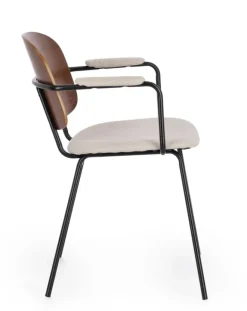 SEDIA IN TESSUTO BEIGE - SIENNA