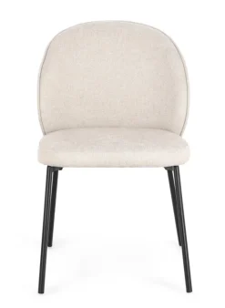 SEDIA IN TESSUTO BEIGE - WENDY