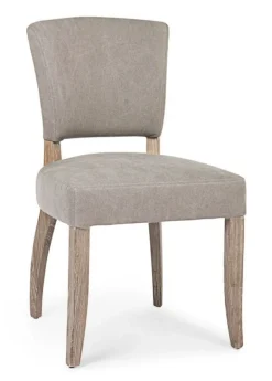 SEDIA IN TESSUTO GRIGIA - MARATRIZ