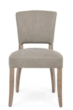 SEDIA IN TESSUTO GRIGIA - MARATRIZ